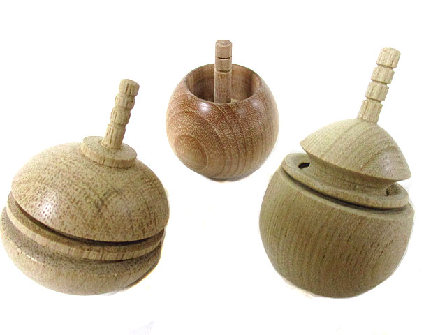 木のコマ大アソート10個セット [トミヤ郷土民芸]