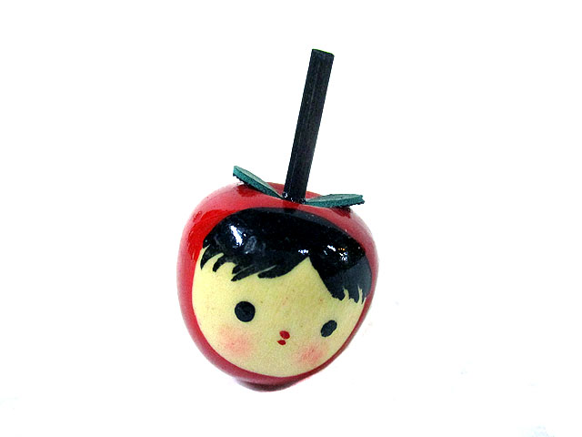 りんご こま大 [トミヤ郷土民芸]