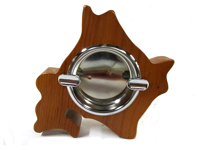 オンコ 北海道型灰皿 [トミヤ郷土民芸]