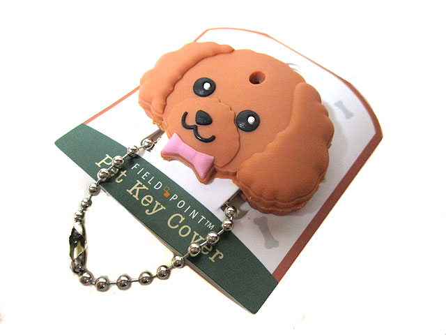 キーカバー犬 プードルレッド [トミヤ郷土民芸]