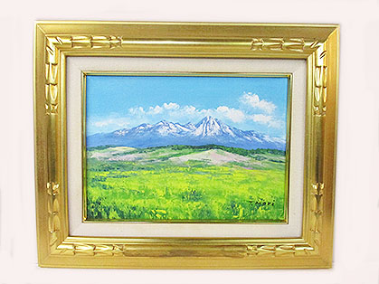 美瑛早春F4 森 武 作 [トミヤ郷土民芸]