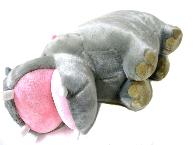 あさひやま動物園 ぬいぐるみ かばLL [トミヤ郷土民芸]