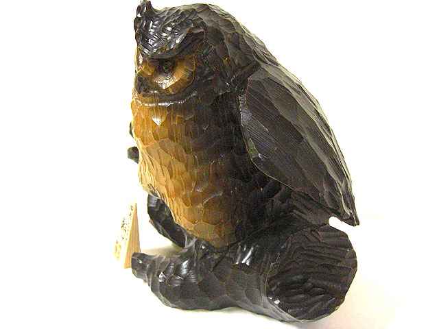 旭川トミヤ郷土民芸 木彫り 蝦夷シマフクロウ「つがい」 旭川トミヤ郷土民芸 木彫り 蝦夷シマフクロウ「つがい」 【公式通販】