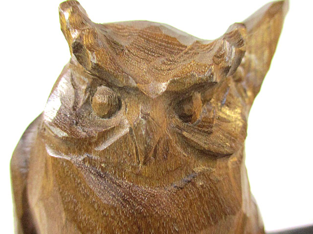 槐シマフクロウ翔 上山作 [トミヤ郷土民芸]