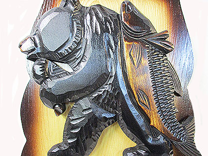 鮭の木彫り、鮭木彫り壁掛け、鮭壁掛け、鮭の雄雌壁掛け 鮭の木彫り、鮭木彫り壁掛け、鮭壁掛け、鮭の雄雌壁掛け