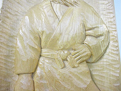 壁掛マレポアイヌエカシ 漁 [トミヤ郷土民芸]