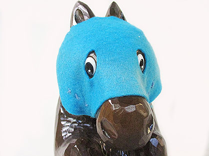 勝馬 水色メンコ黒鹿毛 [トミヤ郷土民芸]