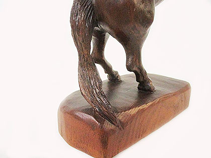 木彫り馬 優駿躍動 [トミヤ郷土民芸]